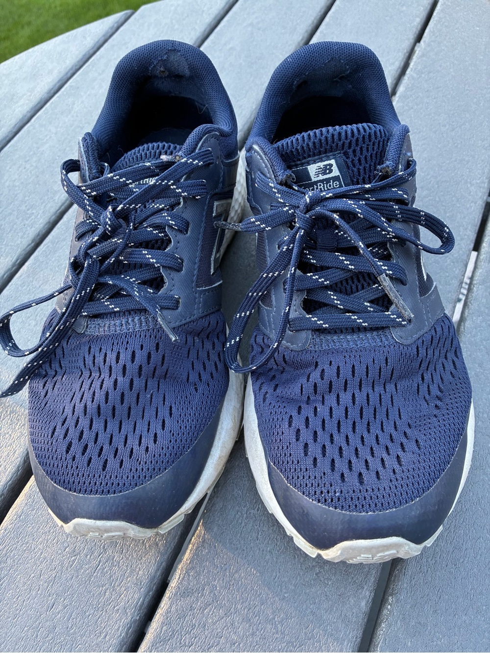 New Balance Men's Navy Athletic Sneakers